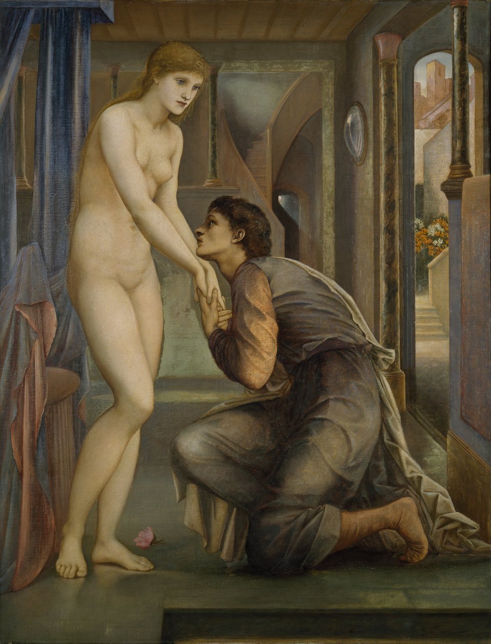 Pigmalião e a Imagem - A Alma Alcança de Edward Burne-Jones