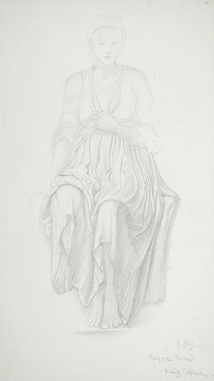 Mulher Sentada de Edward Burne-Jones