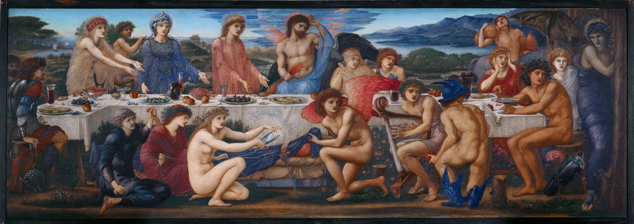 A festa de Peleu de Edward Burne-Jones