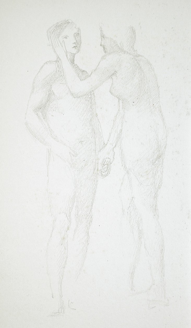 Dois nus femininos de Edward Burne-Jones