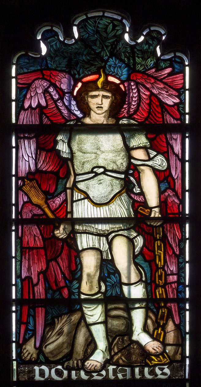 Cambridge, Jesus College Chapel, Morris & Co., Edward Burne-Jones, Powers, 1873 de Edward Burne Jones
