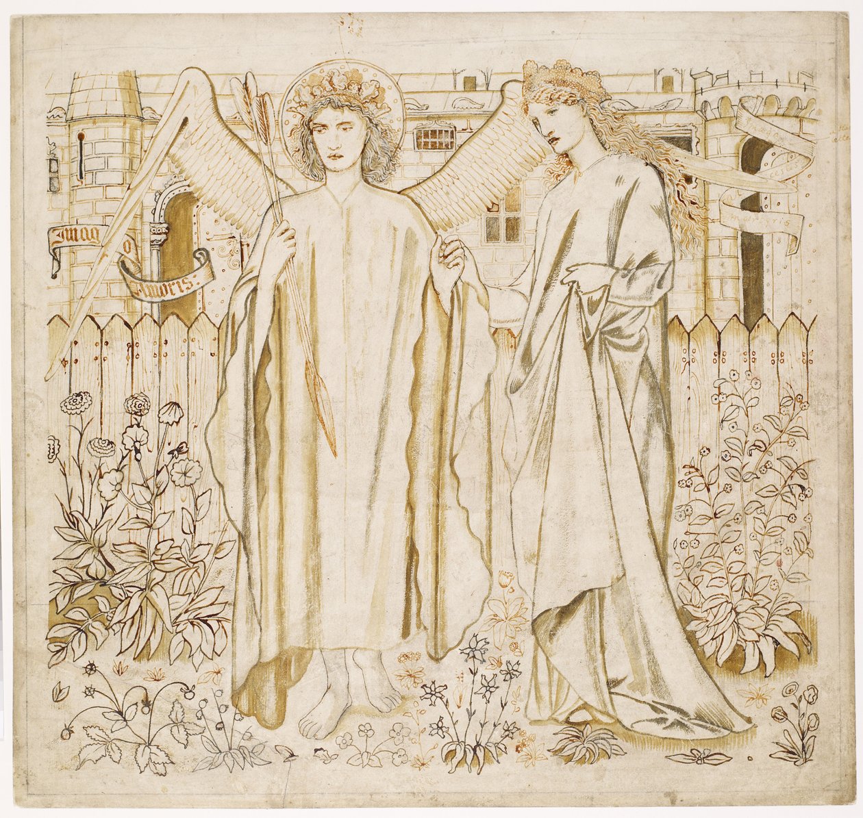 A &39;Lenda das Boas Mulheres&39; de Chaucer - Amor e Alcestis de Edward Burne Jones