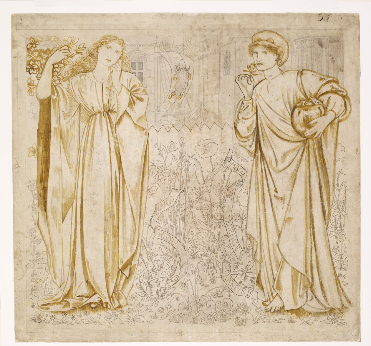 A &39;Lenda das Boas Mulheres&39; de Chaucer - Hypsiphile e Medea de Edward Burne Jones