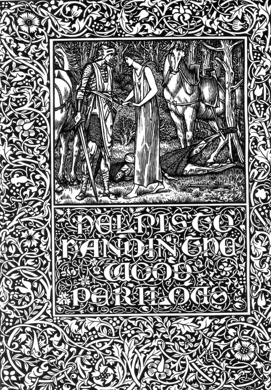 A ajuda é entregar o Wood Perilous, 1896 de Edward Burne Jones