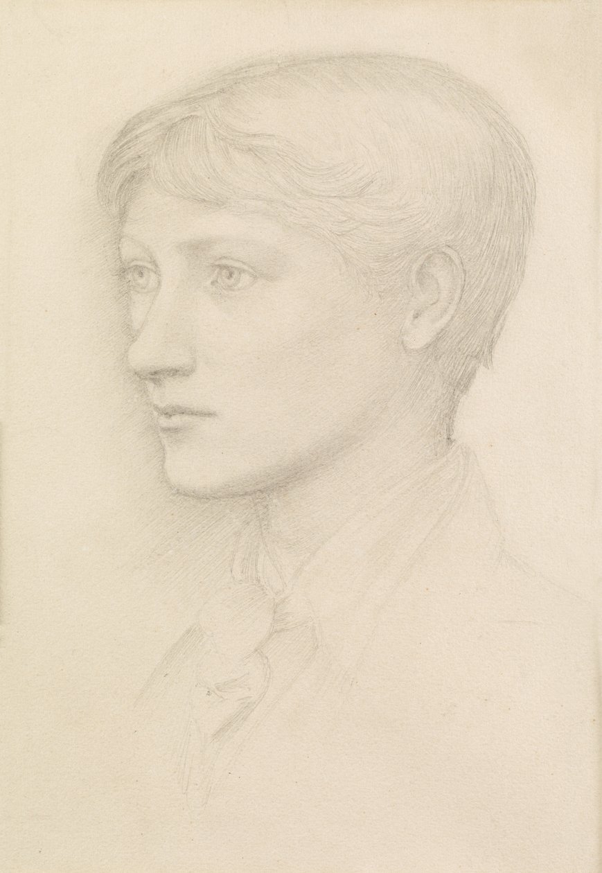 Philip Burne-Jones, ca. 1875 (lápis) de Edward Burne Jones