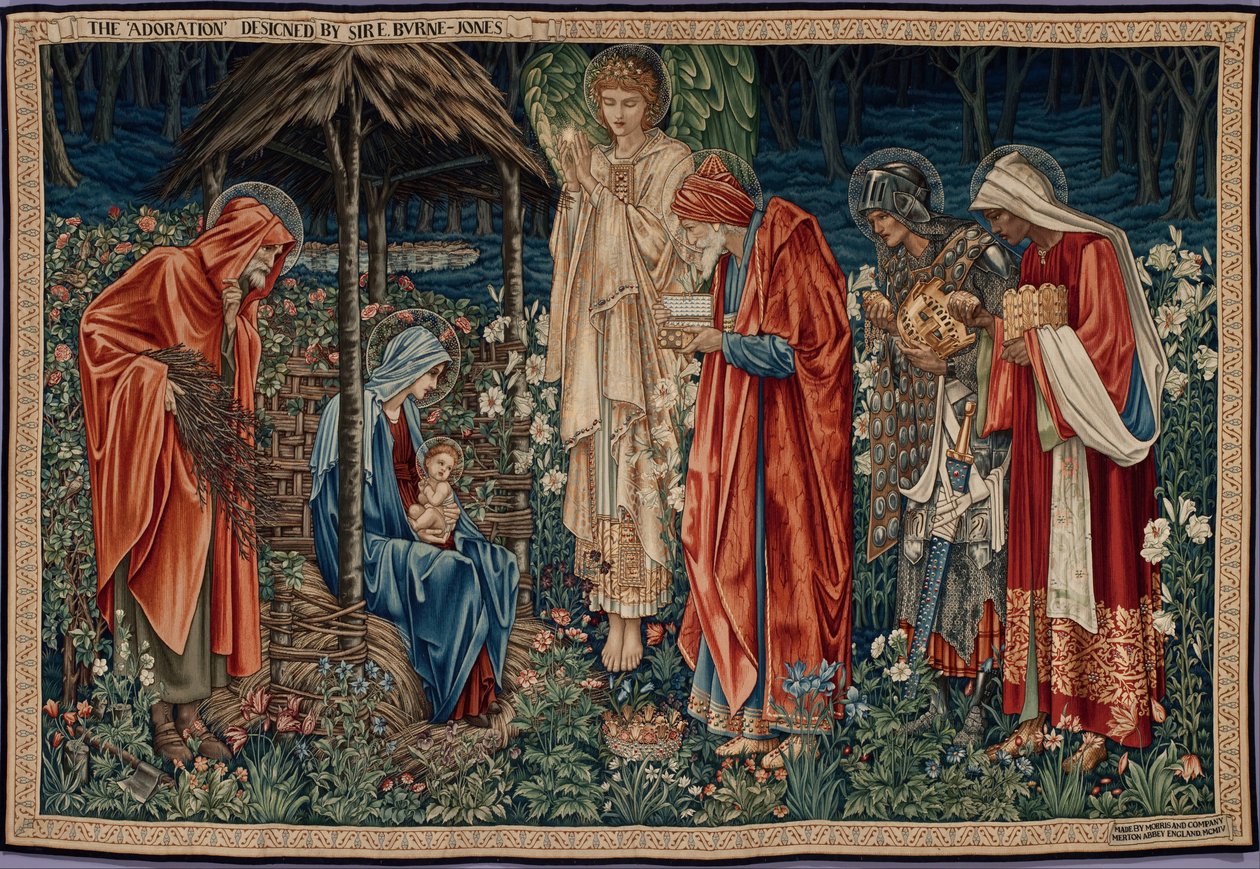 A Adoração dos Magos de Edward Burne Jones
