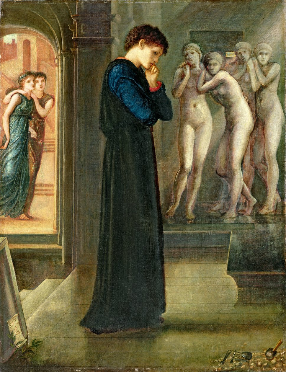 O Coração Deseja, da série &39;Pigmalião e a Imagem&39;, 1868 de Edward Burne Jones