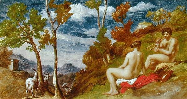 Um Idílio Rural de Edward Calvert