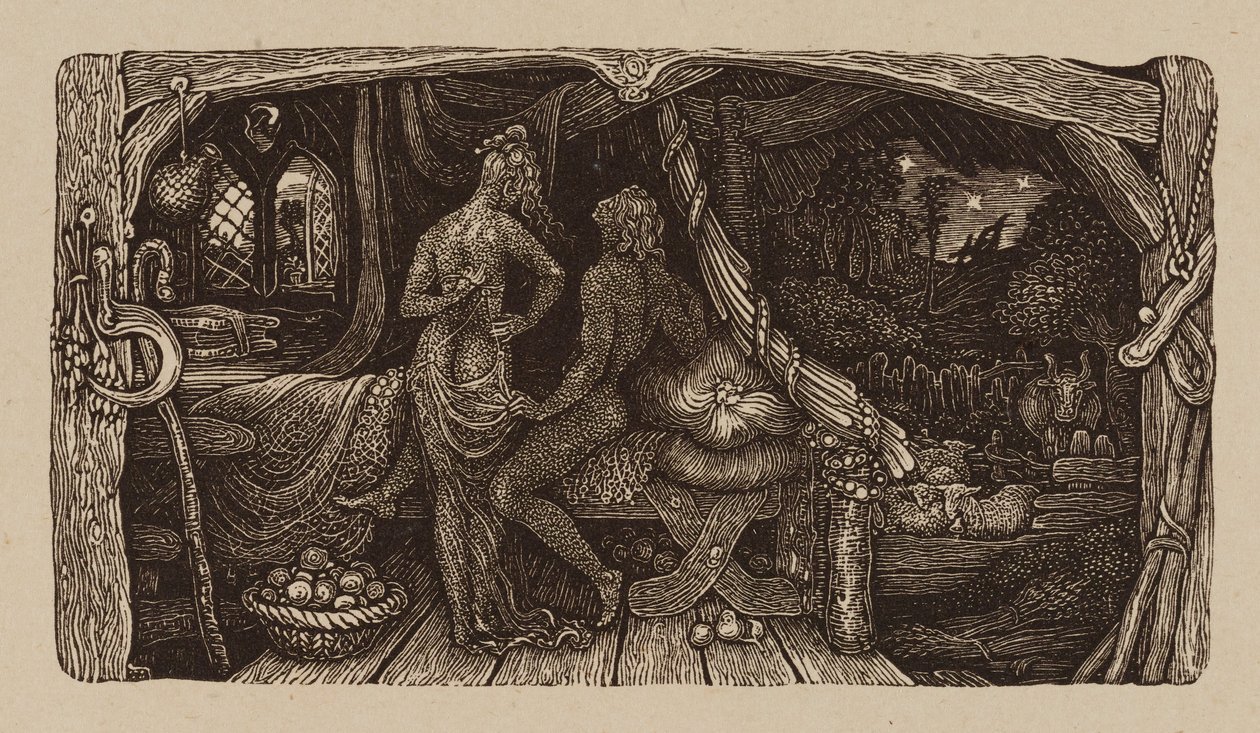 Idílio de interior de Edward Calvert