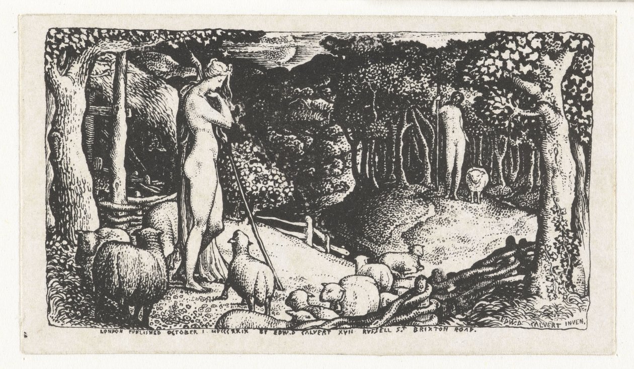 Vida rural
Vida Pastoral Ideal de Edward Calvert