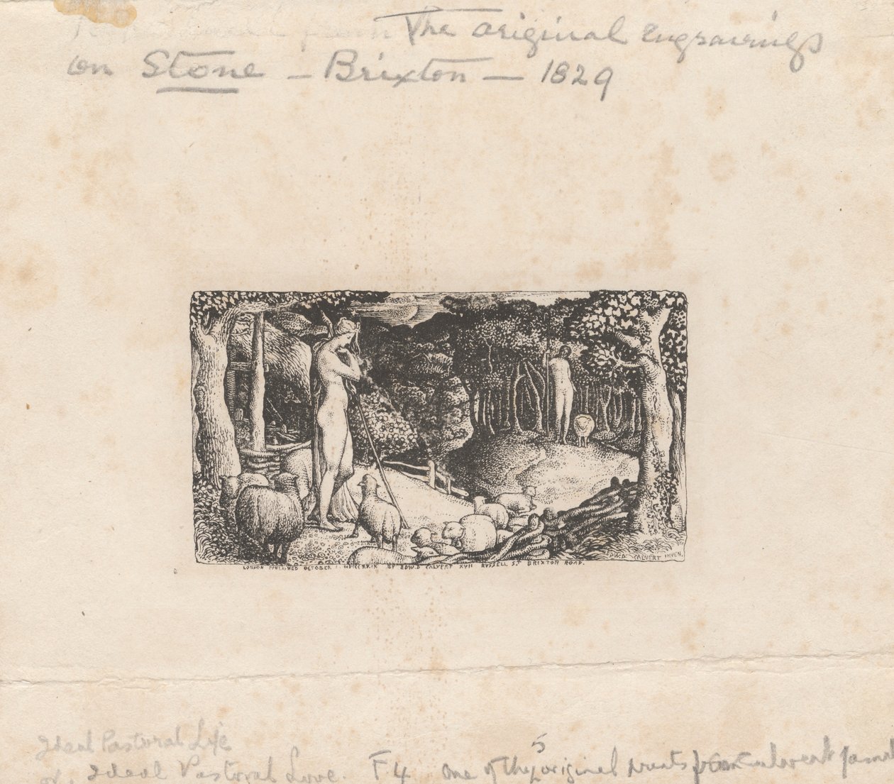 Vida Pastoral Ideal de Edward Calvert
