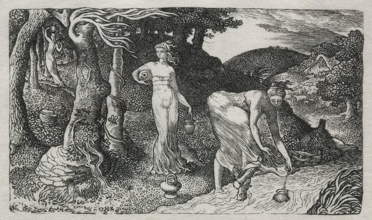 O ribeiro, 1829. de Edward Calvert