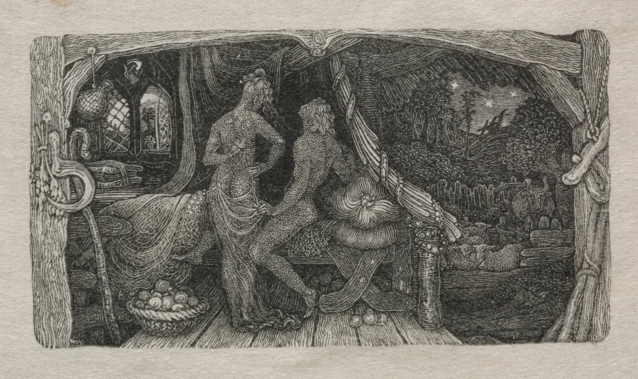 O Idílio da Câmara, 1829. de Edward Calvert