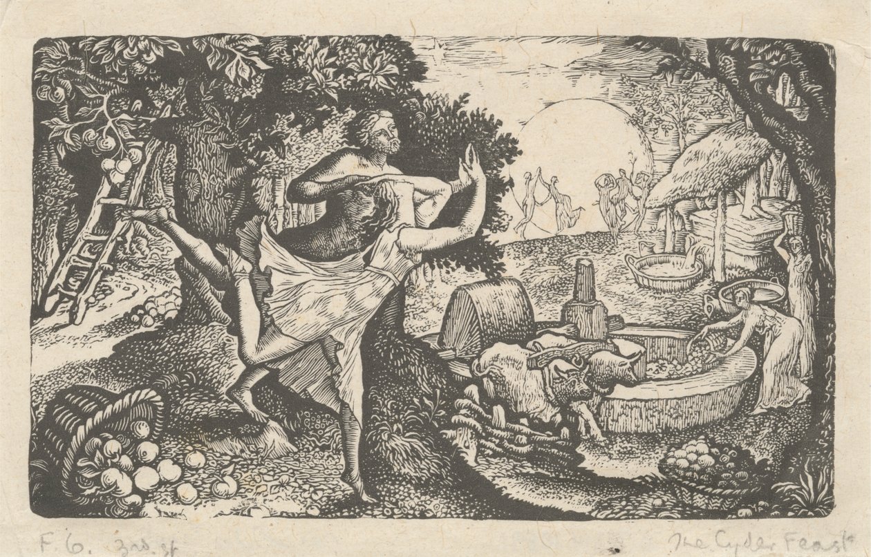 A Festa de Cyder de Edward Calvert