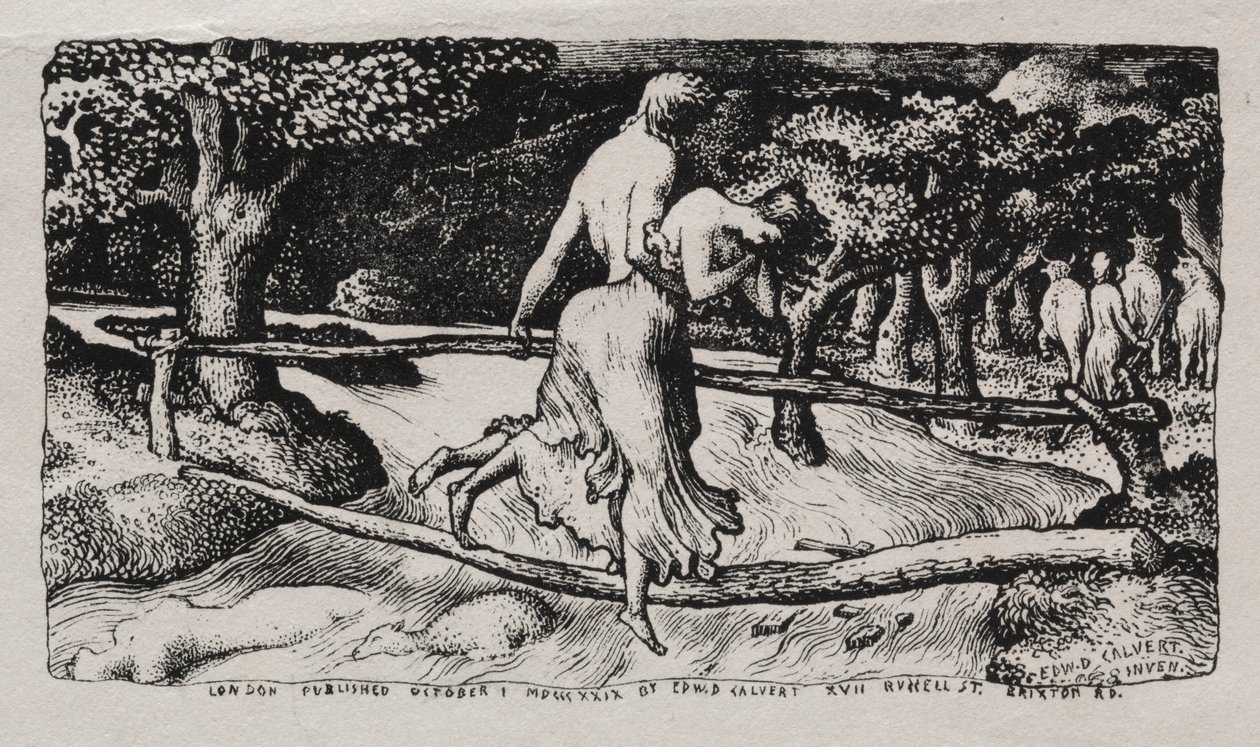 O Dilúvio, 1829. de Edward Calvert