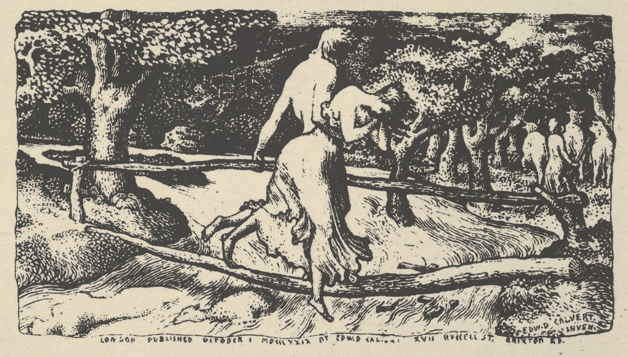 O Dilúvio, 1904. de Edward Calvert