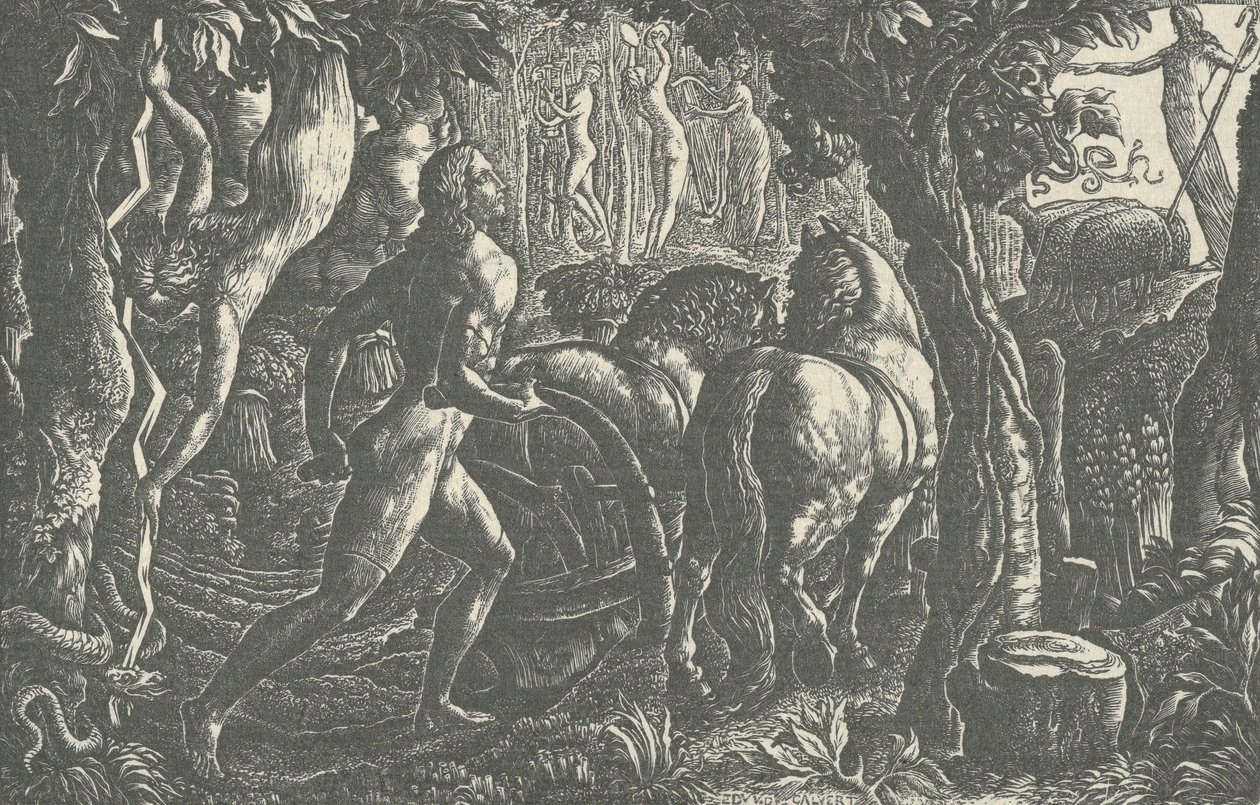 O Lavrador, 1827. de Edward Calvert