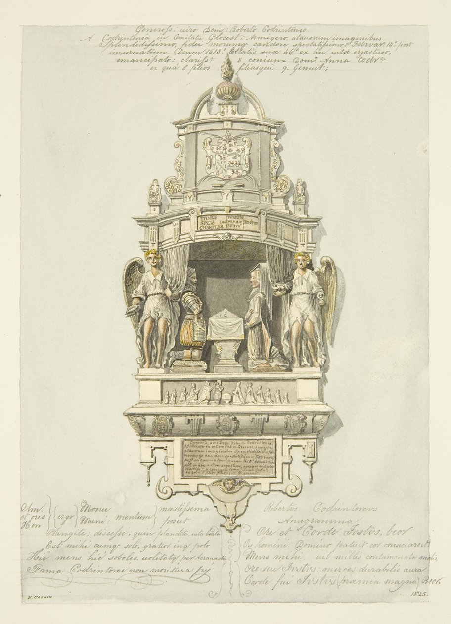 Monumento a Robert Codrington de Edward Cashin