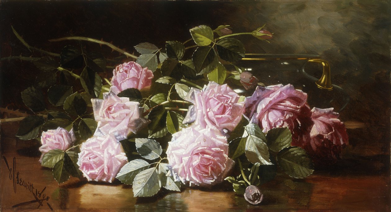 Rosas lavadas pela chuva, 1898 de Edward Chalmers Leavitt