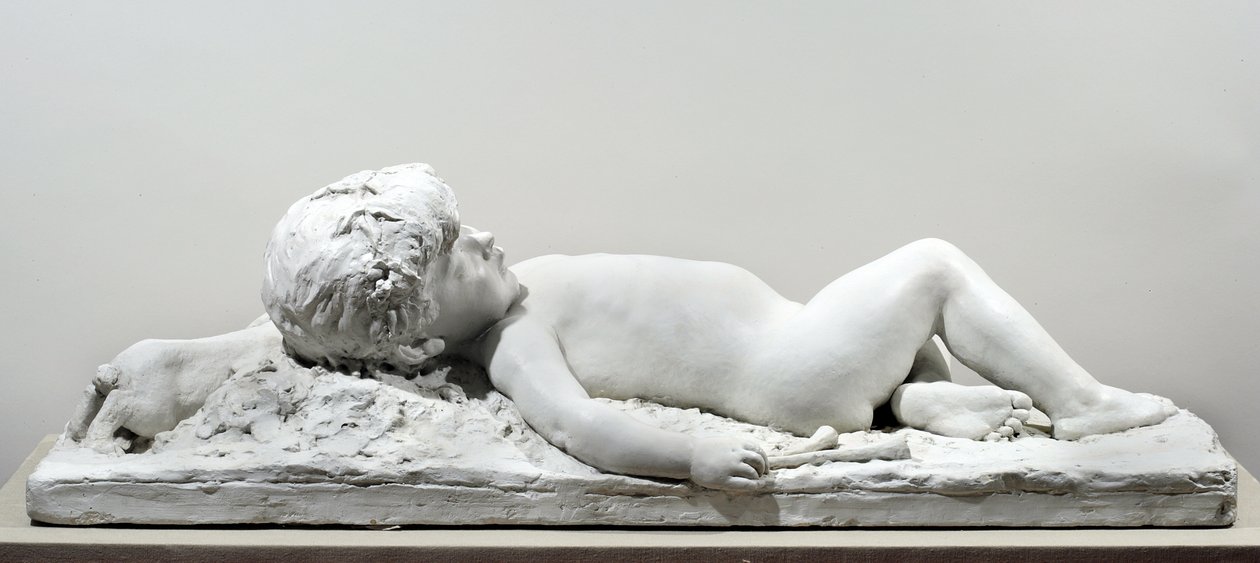 Fauno Adormecido (gesso) de Edward Clark Potter