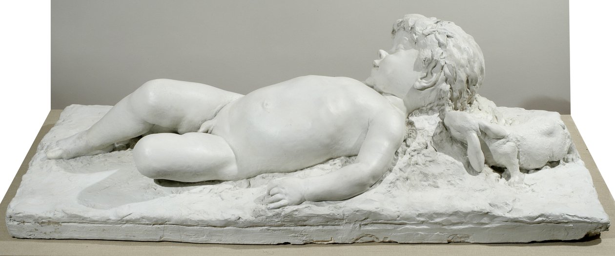 Fauno Adormecido (gesso) de Edward Clark Potter