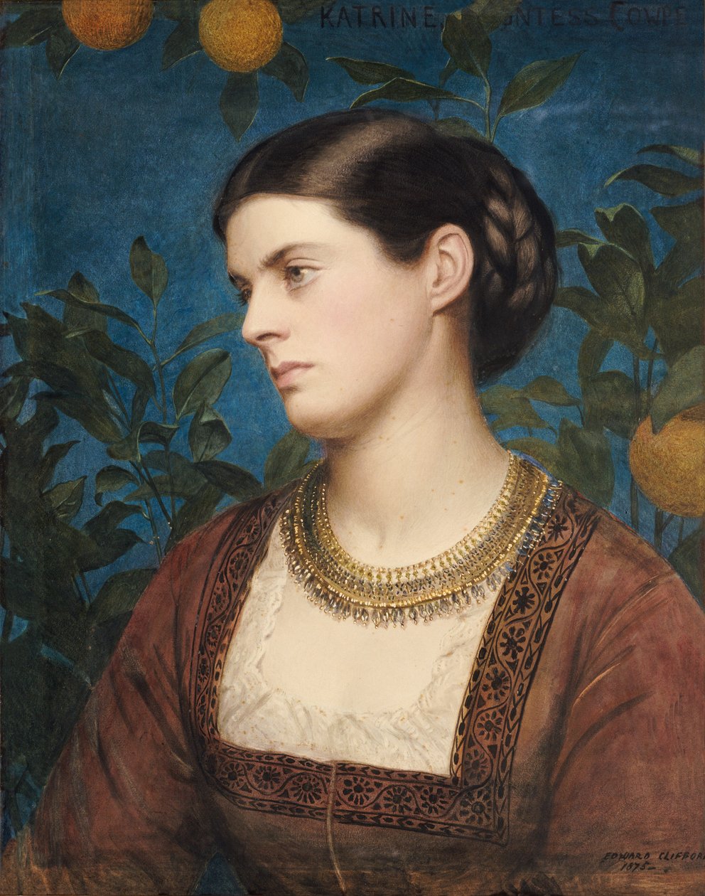 Katrine, Condessa Cowper, 1875 de Edward Clifford