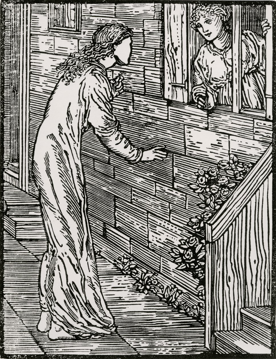 Vem para o Segundo de Edward Coley (after) Burne Jones