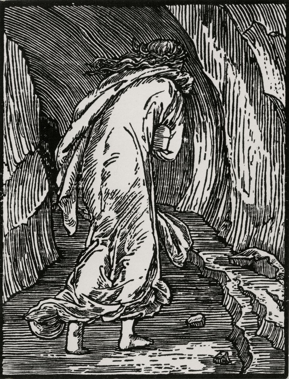 Indo para o Inferno de Edward Coley (after) Burne Jones