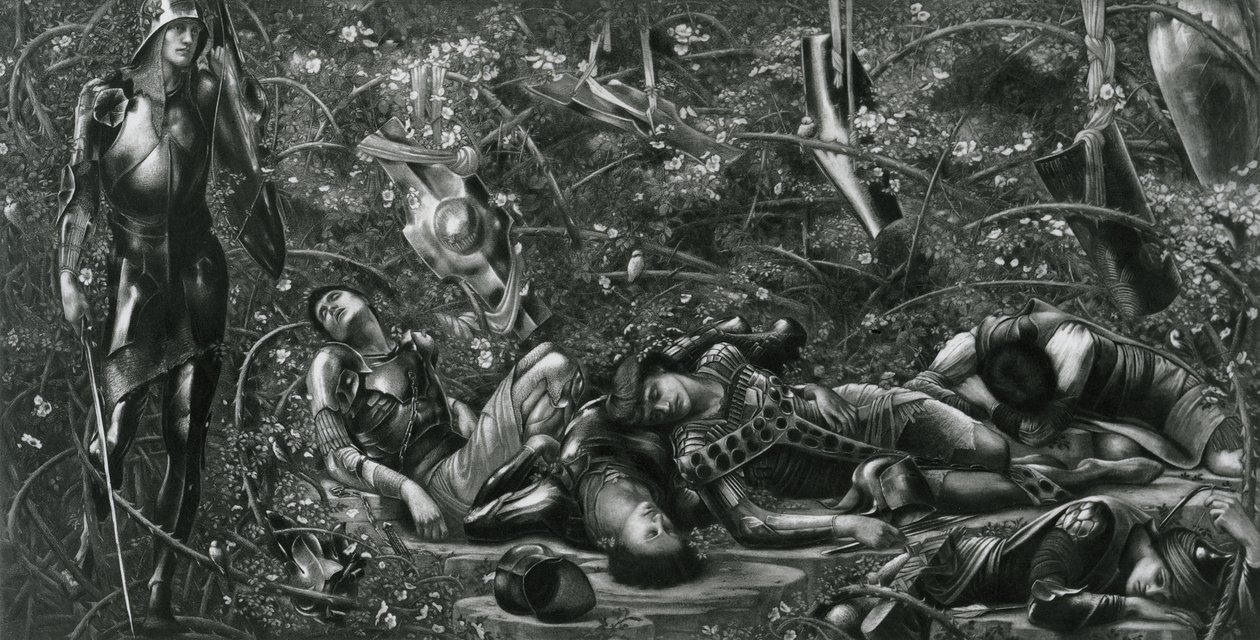 The Briar Wood, de The Briar Rose Series de Edward Coley (after) Burne Jones