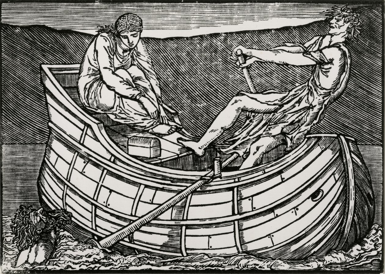 A Cabeça a Subir de Edward Coley (after) Burne Jones