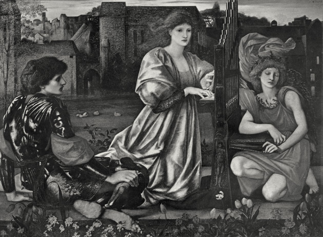 A Canção de Amor de Edward Coley (after) Burne Jones