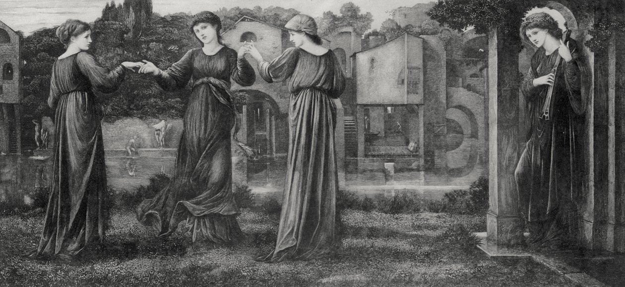 O Moinho de Edward Coley (after) Burne Jones