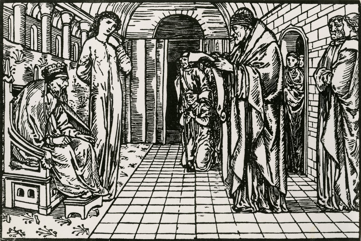 O Oráculo de Edward Coley (after) Burne Jones