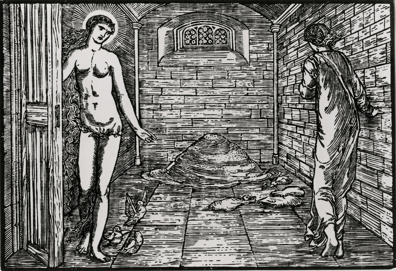 A Tarefa das Sementes de Edward Coley (after) Burne Jones