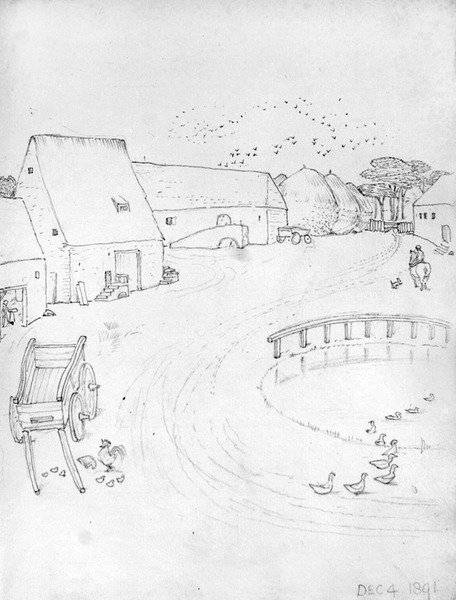 Uma Fazenda, 4 de Dezembro de Edward Coley Burne Jones