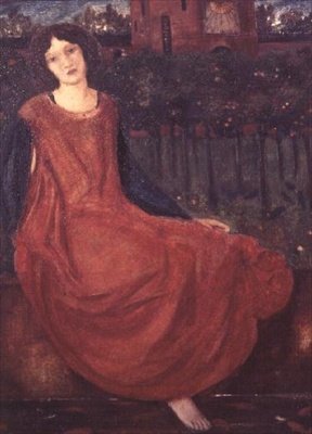 Rapariga e Peixe-dourado de Edward Coley Burne Jones