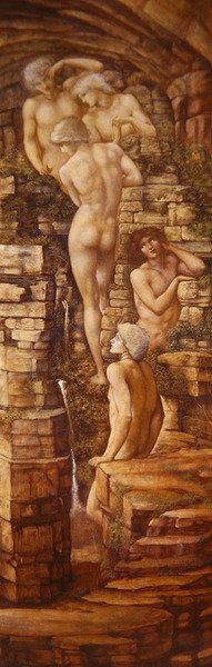 Hill Fairies (óleo sobre tela) de Edward Coley Burne Jones