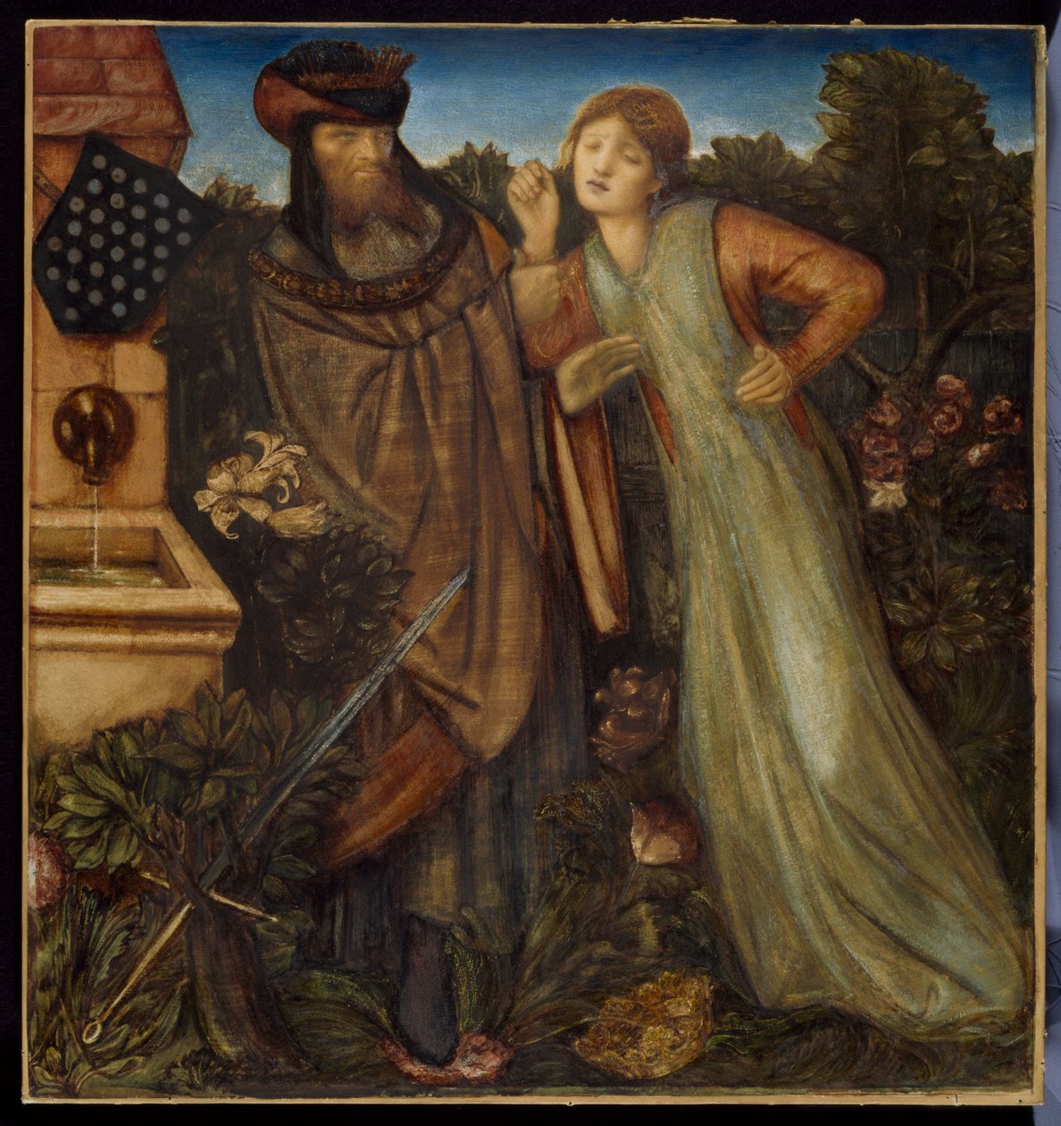O Rei Marcos e La Belle Iseult de Edward Coley Burne Jones