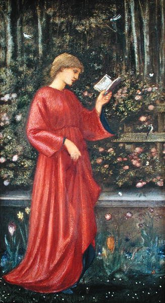 Princesa Sabra (pastel sobre papel) de Edward Coley Burne Jones
