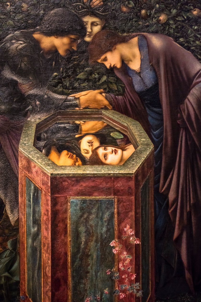 A Cabeça Baleada - La Tête funeste de Edward Coley Burne-Jones