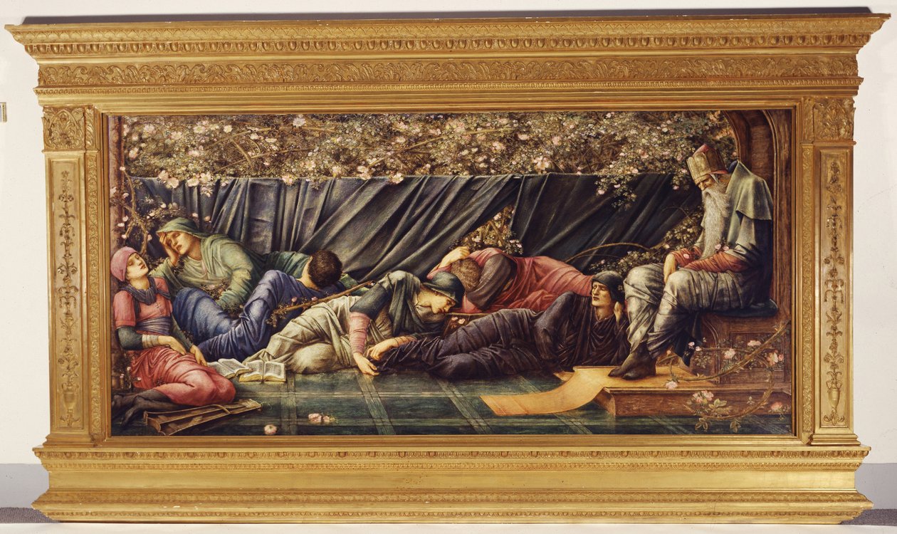 A Rosa Briar: A Câmara do Conselho de Edward Coley Burne Jones