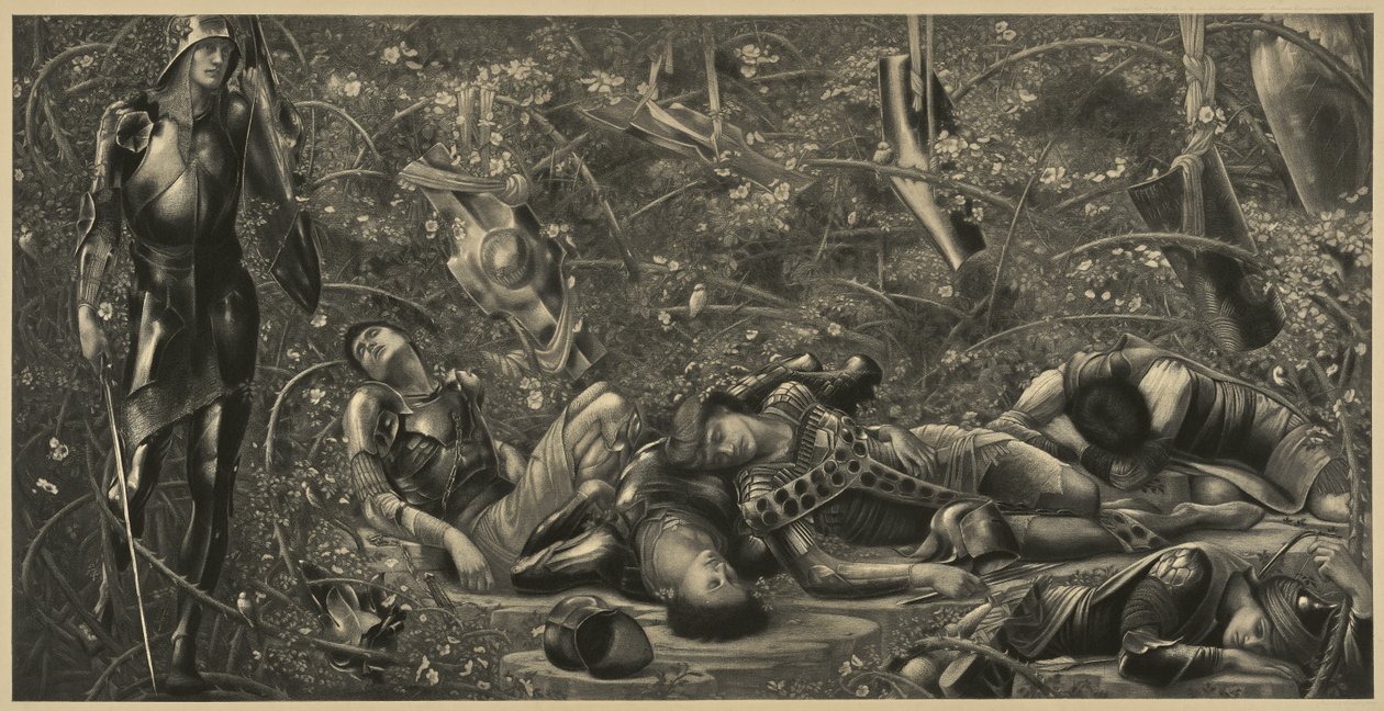 O bosque de Briar de Edward Coley Burne-Jones