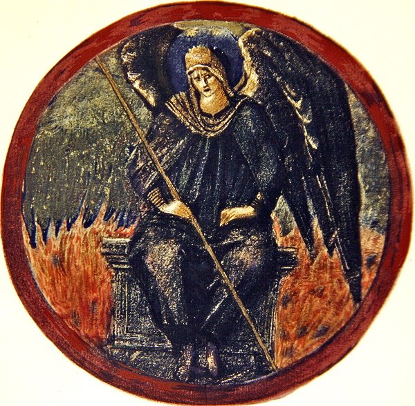 O Livro das Flores: XXVII. Arcanjo Negro de Edward Coley Burne Jones