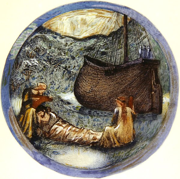 O Livro das Flores: XXXV. Doce da Pradaria de Edward Coley Burne Jones