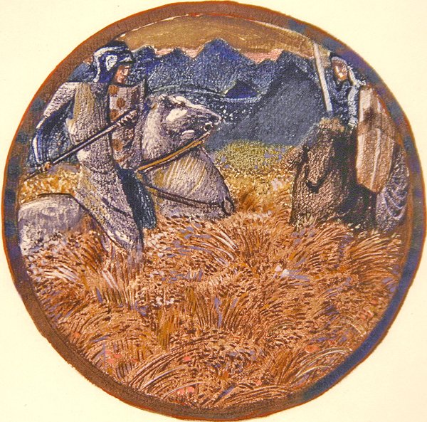 O Livro das Flores: XXX. O Repúdio de Saturno de Edward Coley Burne Jones