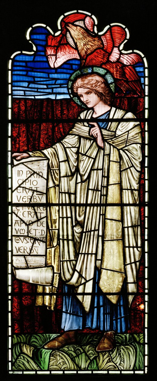 Ashton Under Lyne, Igreja Congregacional de Albion, Morris & Co., Edward Burne-Jones, São Mateus, 1896 de Edward Burne Jones