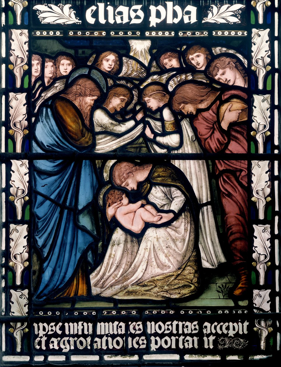 Birmingham, St Martin na arena de touros, Morris & Co., Edward Burne-Jones, A Natividade, 1876 de Edward Burne Jones