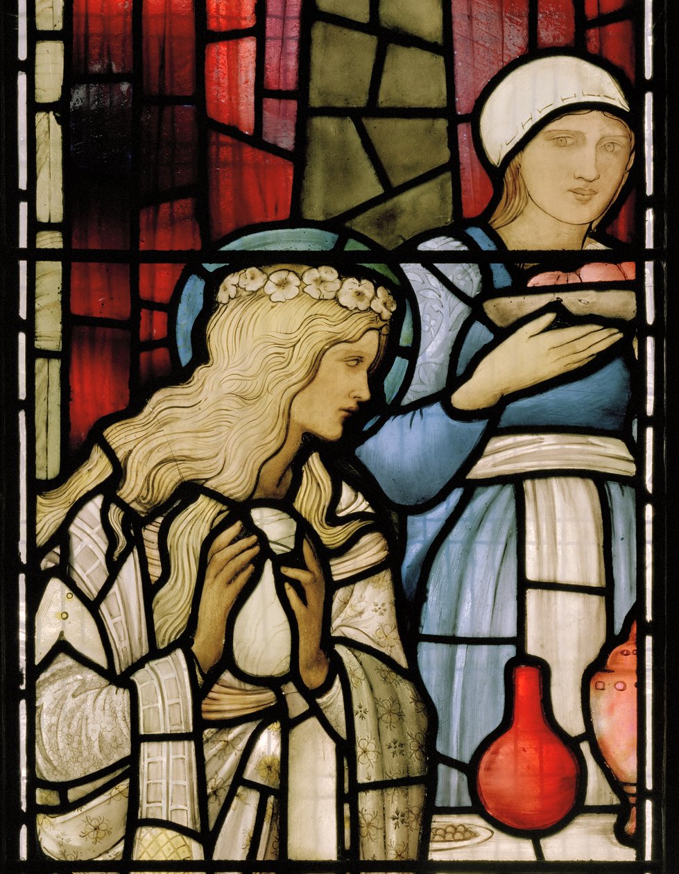 Detalhe da "Festa na Casa de Simão". de Edward Coley Burne Jones