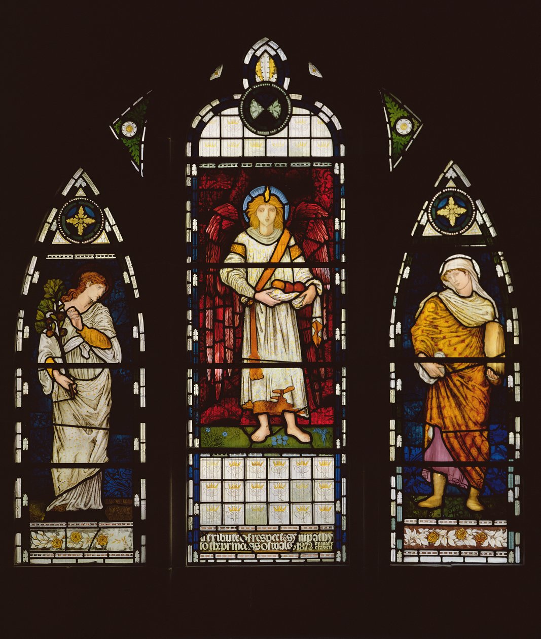 Dorothea e Theophilus, c.1861-62 de Edward Burne Jones