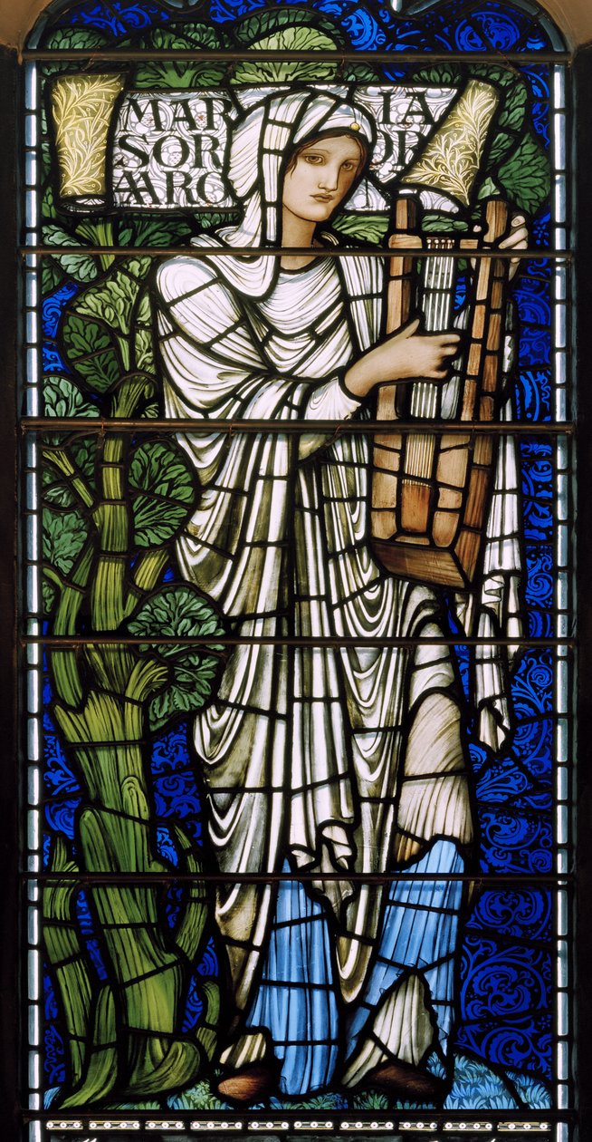 Edimburgo, Catedral St Giles, Morris & Co., Edward Burne-Jones, Maria, 1886 de Edward Burne Jones